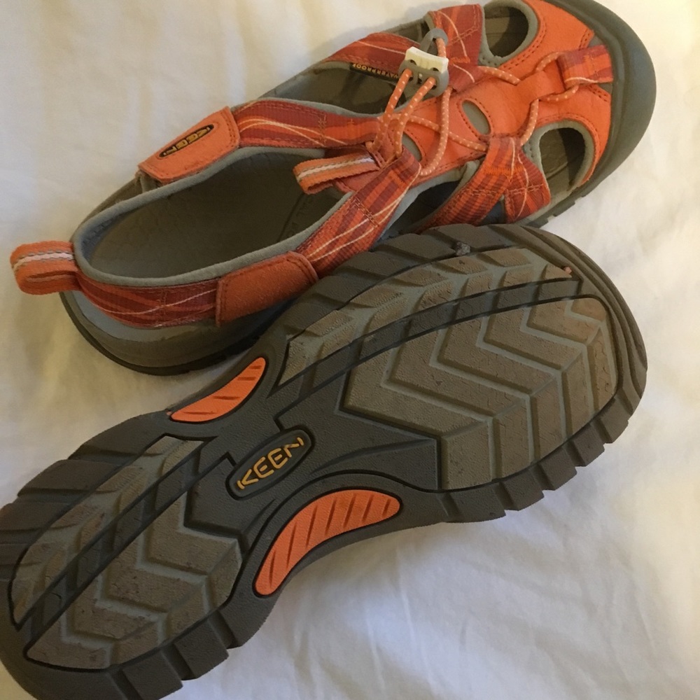 Orange keen adventure sandal